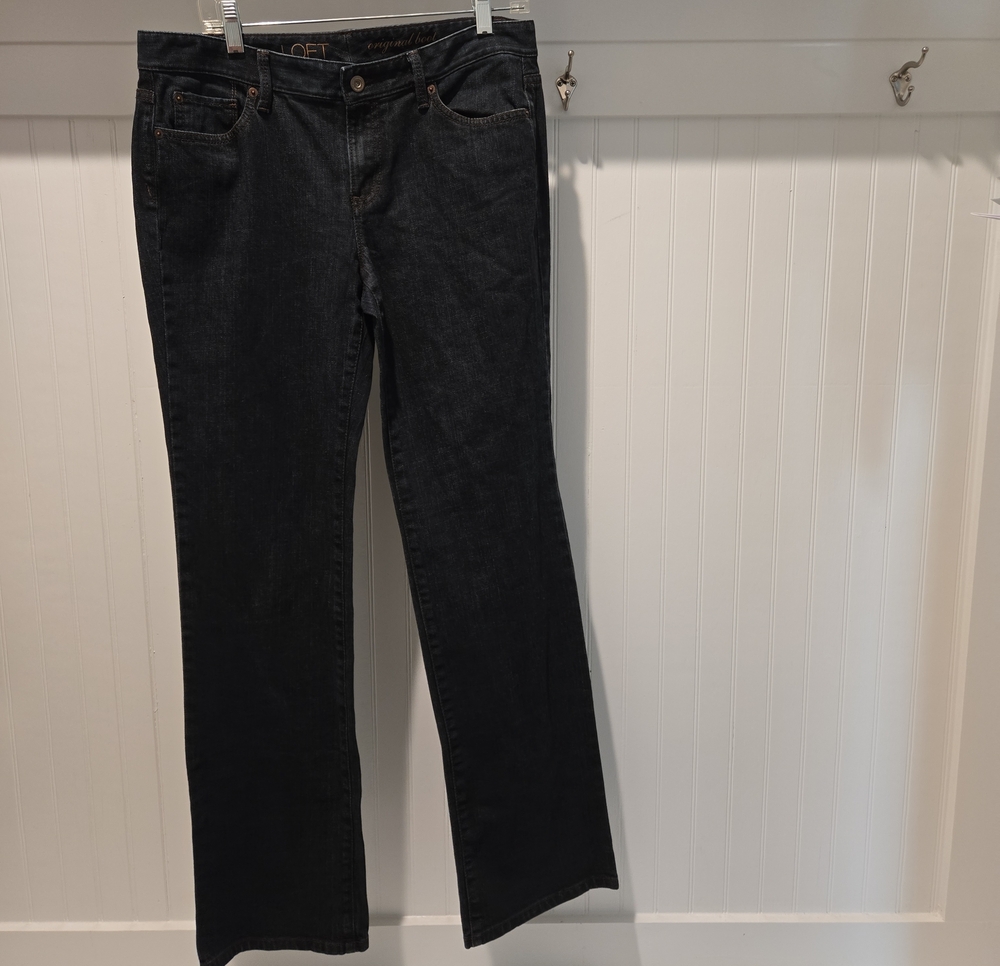LOFT Dark Wash Tall Jeans - Picture 1 of 10